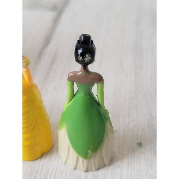 Snow White Bell beauty Beast Tiana princess frog set Disney Pixar toy - Picture 10 of 12